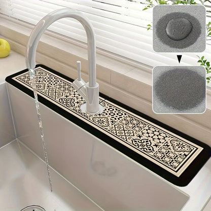Diatom Mud Sink & Faucet Mat