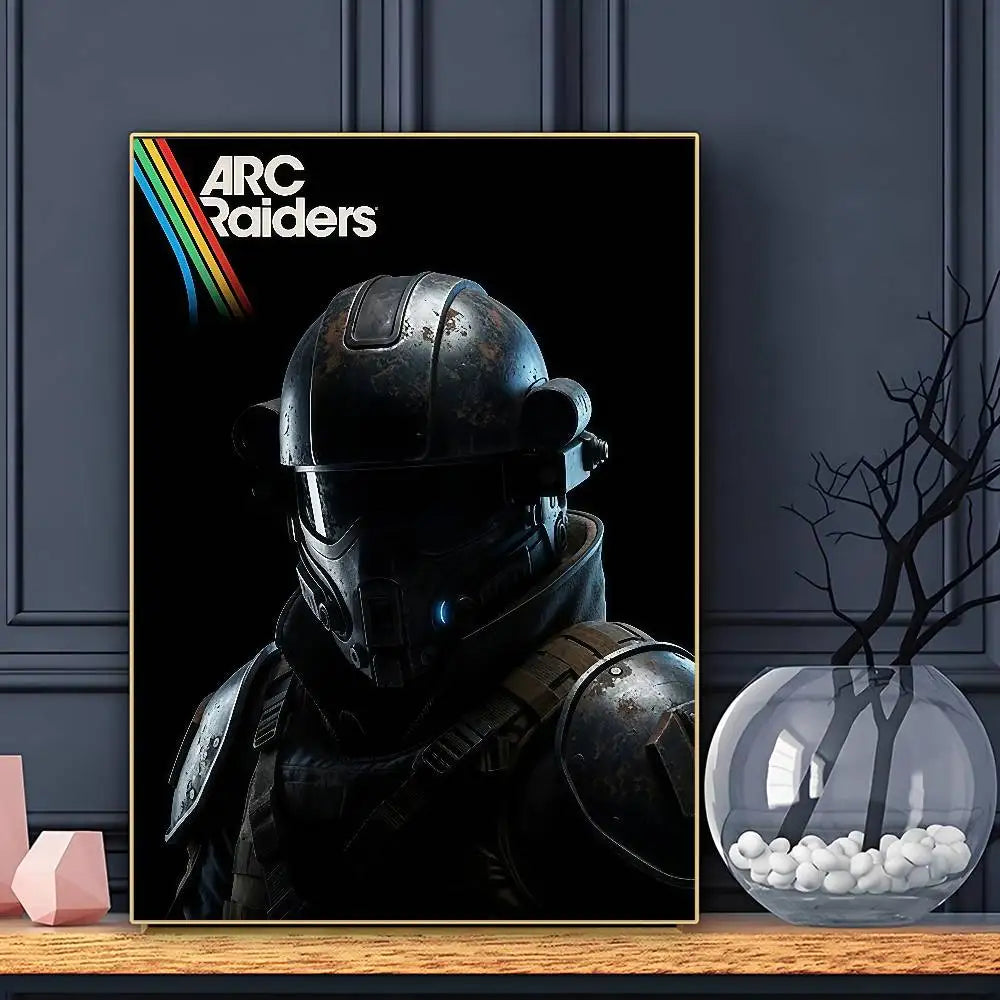 A-Arc R-Raiders Affiche de Jeu Art HD Adhésif Mural Imperméable Décoration Maison Salon Bar