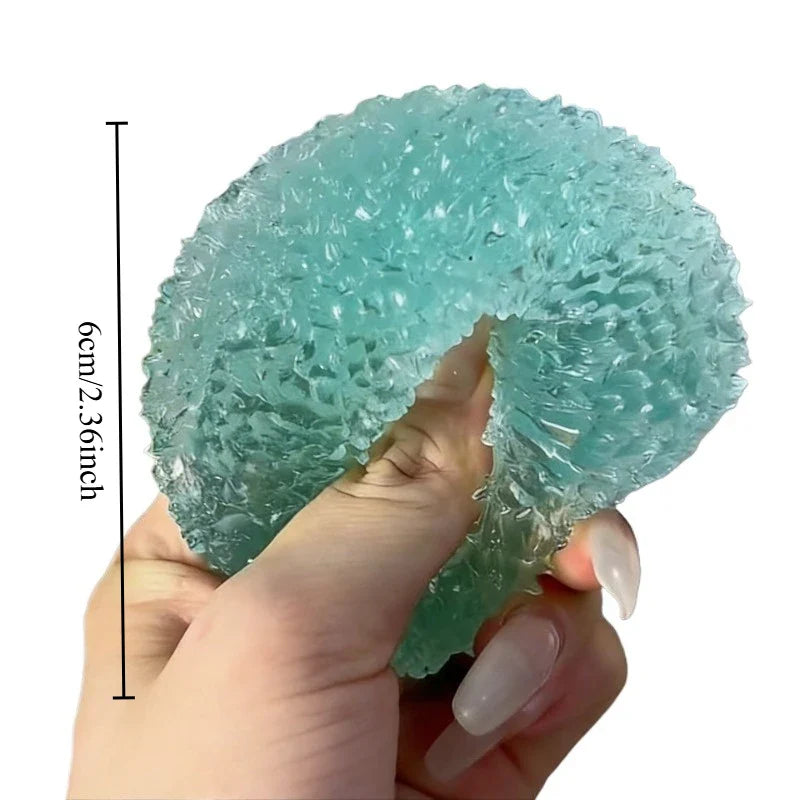 Squishy Ice Ball Fidget Toy | Super Soft Pink Mochi Slow-Rebound Stress Relief