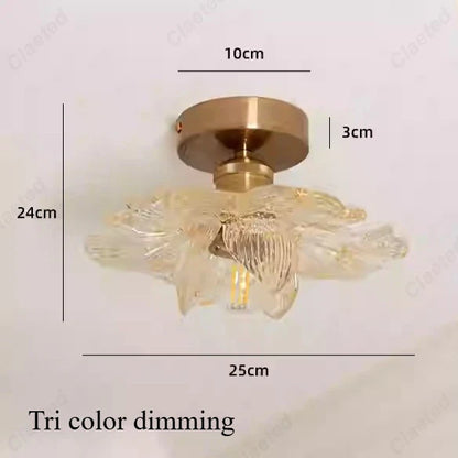 Modern Minimalist LED Flower Petal Ceiling Lamp Living Room Corridor Balcony Decorative Lighting E27
