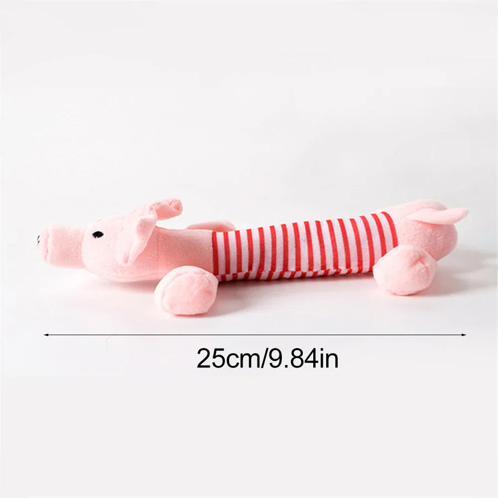Soft Fleece Squeaky Dog Toy | Gentle Plush Toy for Small and Medium Dogs