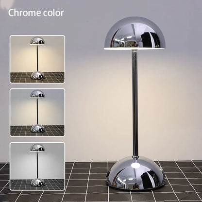 LED Touch Table Lamp 3-Color USB Charging Night Light Desk Lamp for Bar Room