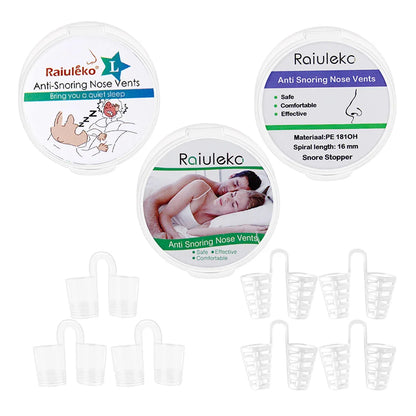 Anti Snoring Nasal Dilator | Nose Clip for Silent Sleep Aid