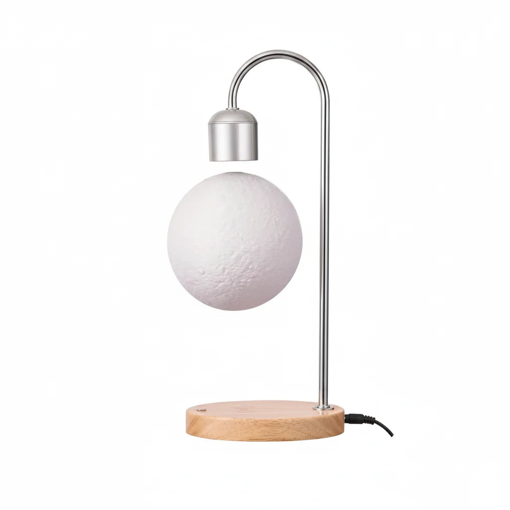 Floating Moon Lamp Magnetic Levitating LED Night Light Zero Gravity Desk Decor