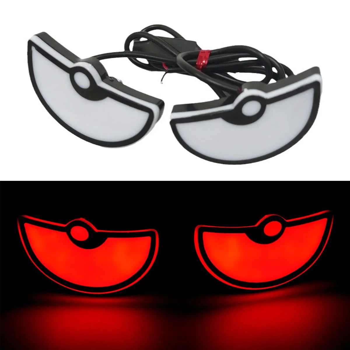 2PCS Car Motorcycle LED Devil Eyes Light | 12V Demon Eyes Decoration Lamp