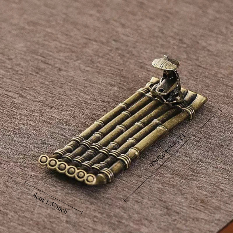 Creative Incense Holder Boat | Old Men Fishing Japanese Style Incense Stick Burner