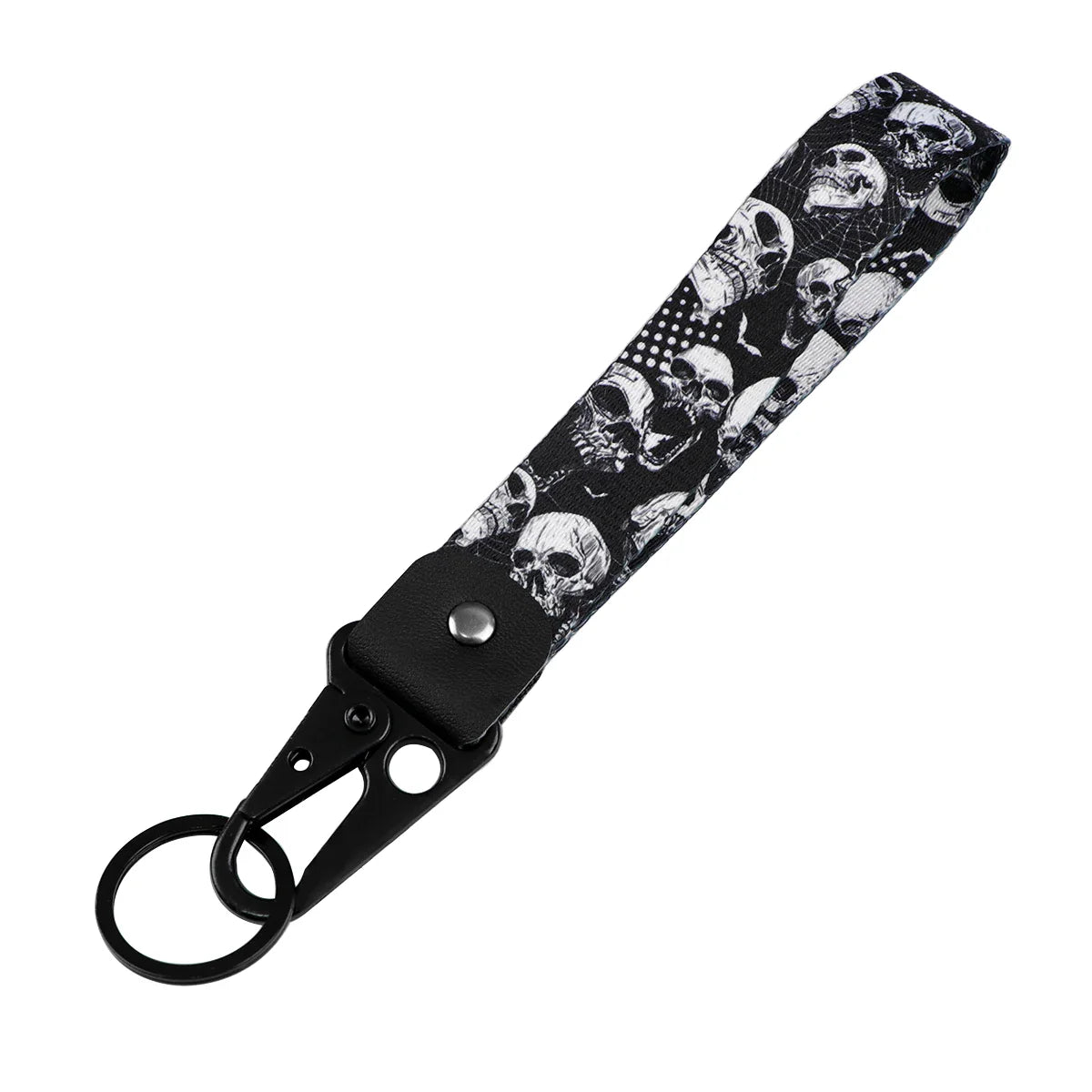 Skeleton Car Keychain | Scary Key Ring Jewelry for Men Women Motorcycle Lanyard Halloween Gift