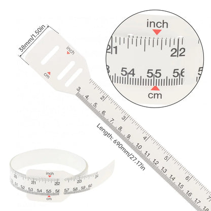 Baby Head Circumference Measuring Tape | Soft Plastic Ruler for Infant Growth Tracking