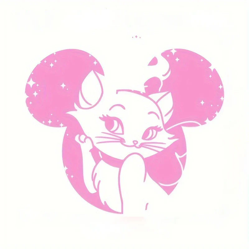 Aristocats Marie Cat Vinyl Stickers | Car Window Bumper Laptop Decals