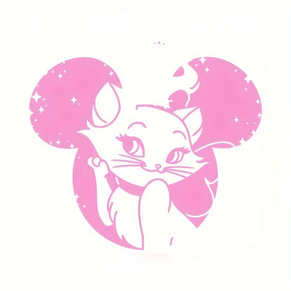Aristocats Marie Cat Vinyl Stickers | Car Window Bumper Laptop Decals