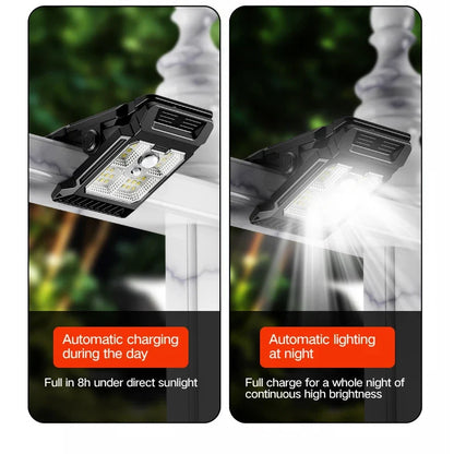 Solar Motion Sensor Garden Light | Outdoor Clip On LED Courtyard Lawn Lamp