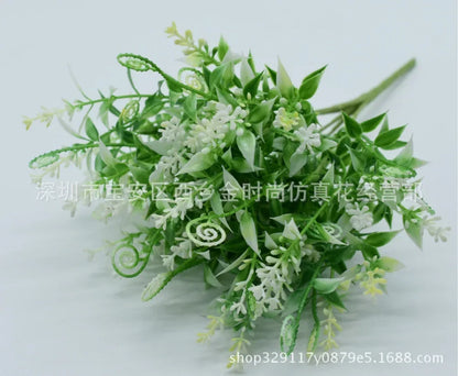 Planta artificial pequeña, helecho de Boston, hierba verde, decoración del hogar, hojas falsas, follaje, decoración de jardín, fiesta, bodas
