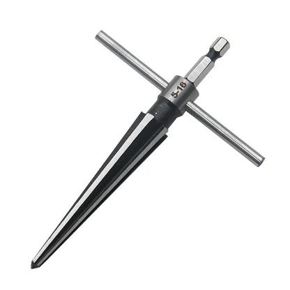 Woodwork Taper Reamer Set 3-13mm 5-16mm | Hexagonal Handle Hole Expanding and Chamfering Tool for Wood