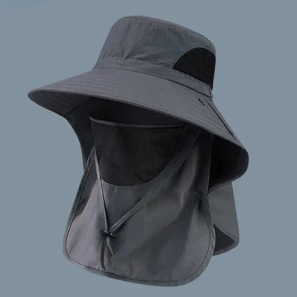 All-Season Outdoor Sun Hat | UV Protection Fishing Cap with Neck Flap