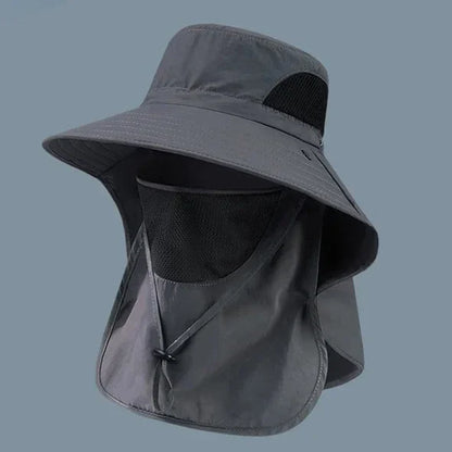 All-Season Outdoor Sun Hat | UV Protection Fishing Cap with Neck Flap