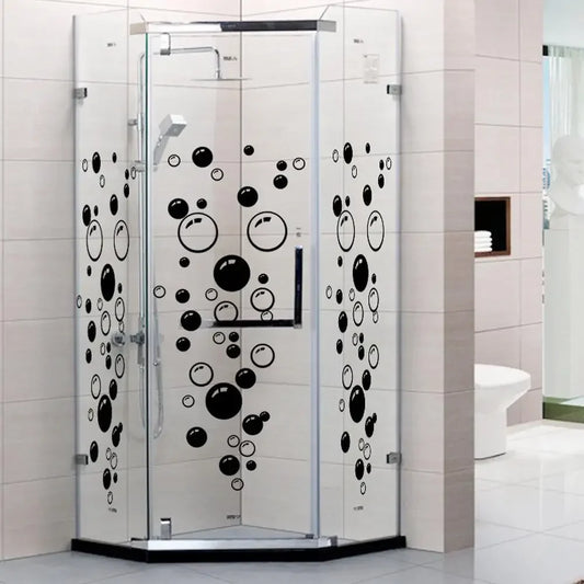 Removable Bubble Wall Stickers | Waterproof PVC Decals for Bathroom, Window & Kids Room