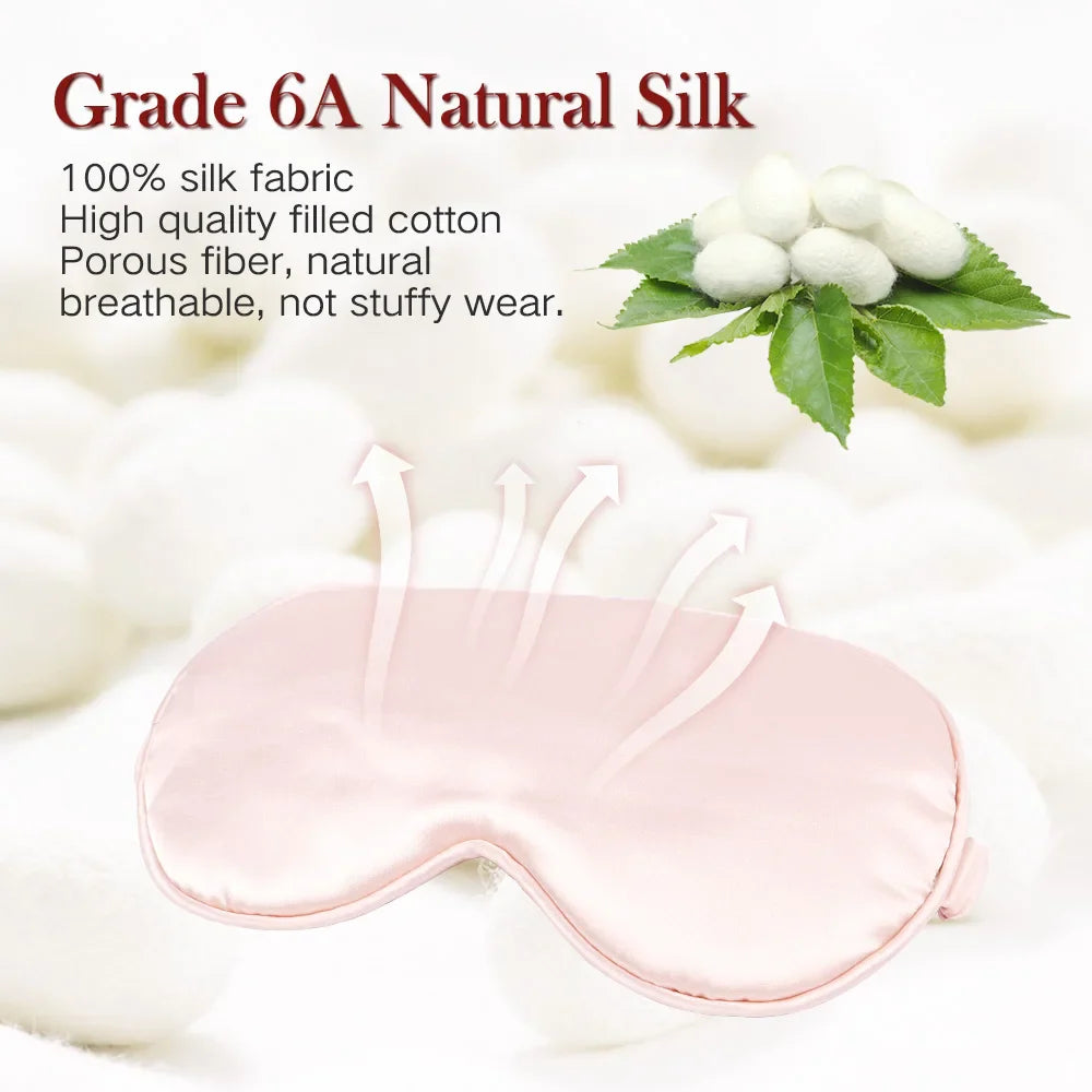 Imitated Silk Sleep Eye Mask | Soft Light Blocking Travel Eyeshade