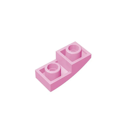 Gobricks GDS-795 Slope, Curved 2 x 1 Inverted | Compatible Building Block for DIY Projects