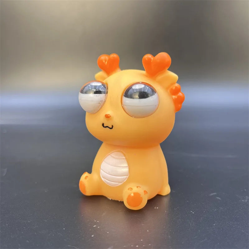Jouet Dinosaure Dragon Oculaire Compressible | Jouet Animal Anti-Stress Amusant