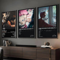 Rapper L-Lil P-Peep Poster HD Art Sticky Wall Waterproof Home Living Room Bar Decoration