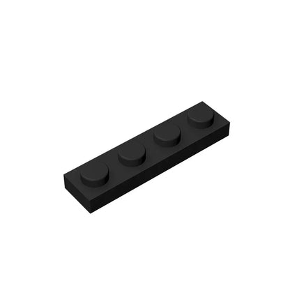 Gobricks GDS-504 Plate 1 x 4 | Compatible Building Block Pieces