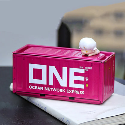 Mini Iron Storage Box Miniature Storage Iron Box Creative Decoration Collect Small Item Desktop Mini Container Model Xmas Gifts