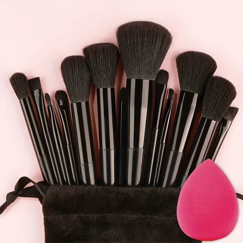 Professional 13-Piece Makeup Brush Set | Complete Cosmetic Tool Kit