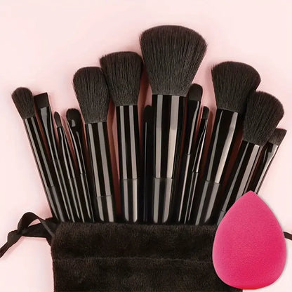 Professional 13-Piece Makeup Brush Set | Complete Cosmetic Tool Kit