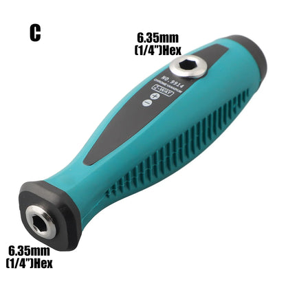 1/4'' Hex Screwdriver Handle Magnetic Self-Locking Bit Holder | VIBRATITE