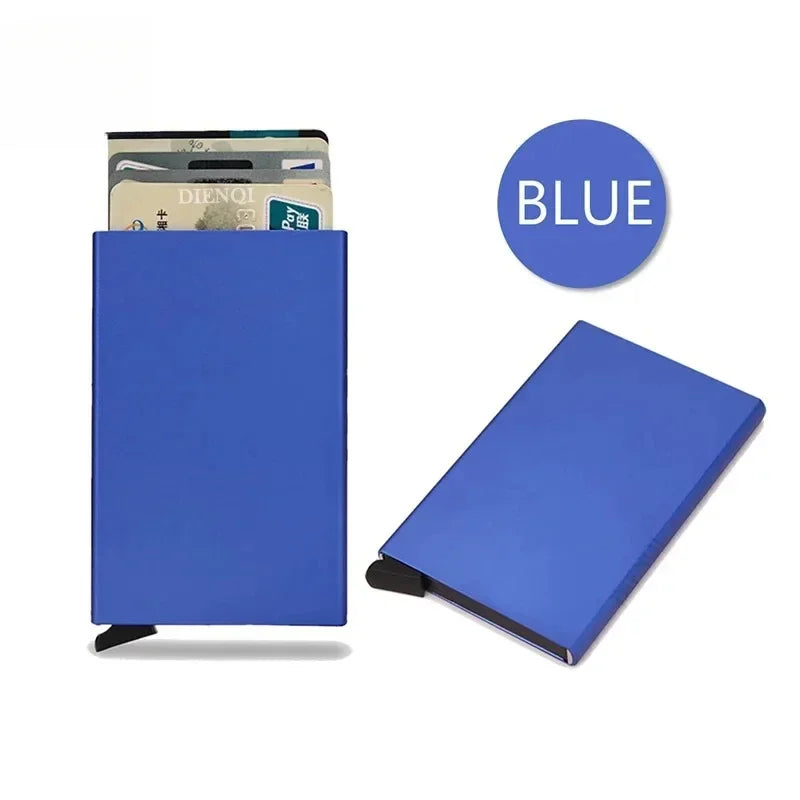 Slim Metal RFID Wallet | Minimalist Card Holder for Men and Women