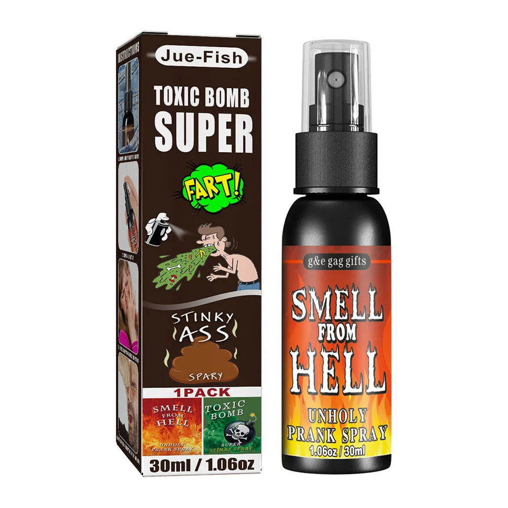 30ml Fart Spray Prank | Non-Toxic Stinky Gag Toy for Halloween Party