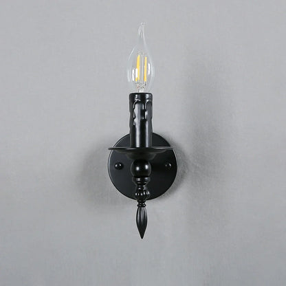 Vintage Industrial Wall Sconce Retro Candle Wall Lamp Bedside Stair Hallway