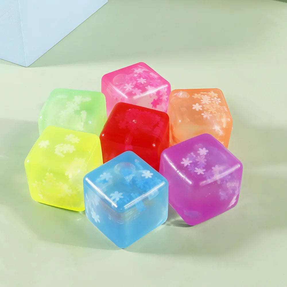 Ice Cube Fidget Toy | Stress Relief Squeeze Ball for Anxiety and ADHD