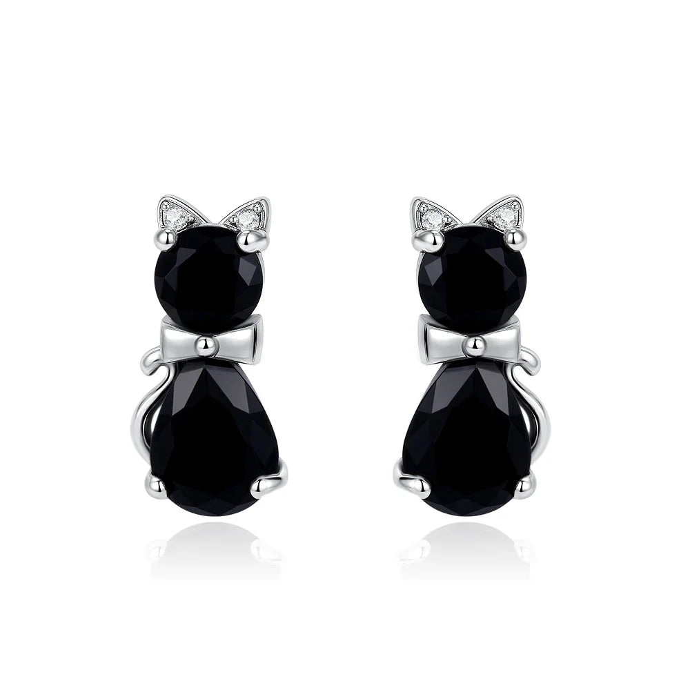 2026 New 925 Silver Elephant Cherry Blossom Butterfly Heart Earrings | Fine Jewelry for Women