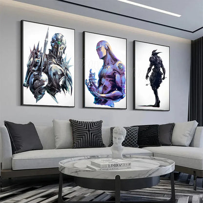 J-JoJo Stand Poster Affiches HD Décoration Maison Chambre Bar Café Art Peinture Murale Image