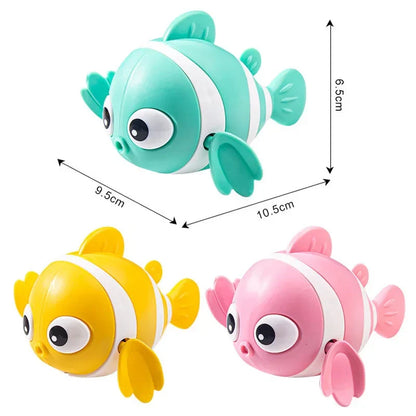 Wind Up Bath Toys | Floating Swimming Fish for Toddlers