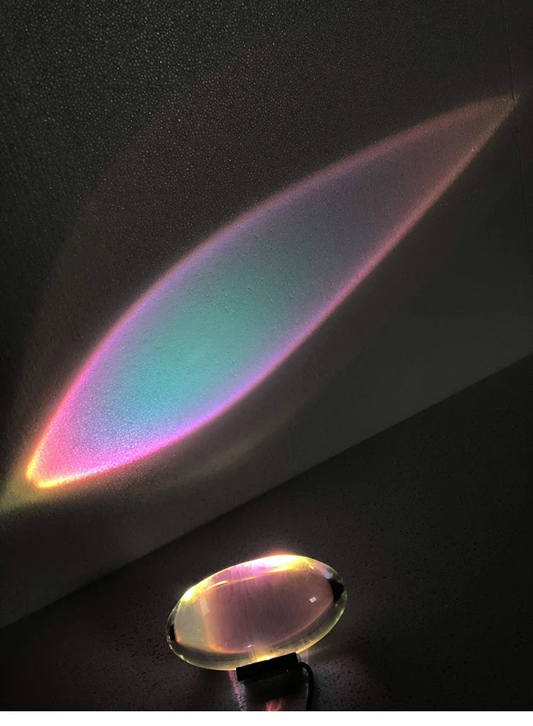 Italian Designer LED Crystal Table Lamp Egg Shape for Bedroom Decor & Gifting