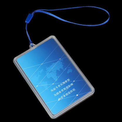 Waterproof Transparent Card Cover | Bus Pass ID Holder with Lanyard