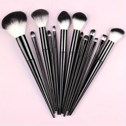 13-Piece Makeup Brush Set | Soft Fluffy Foundation Blush Highlighter Brush Kit