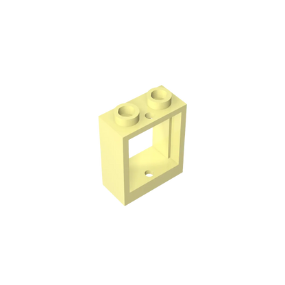 Gobricks GDS-783 Frame 1x2x2 Window | Compatible Building Block for DIY Projects