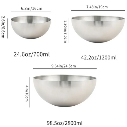Bol à salade de fruits et légumes coréen en acier inoxydable avec bol à riz, bol à nouilles froides, bol à nouilles instantanées, bol de mélange à froid