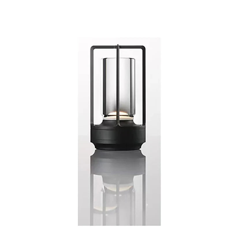 LED Crystal Table Lamp Touch Dimmable Rechargeable Bedside Night Light Decor