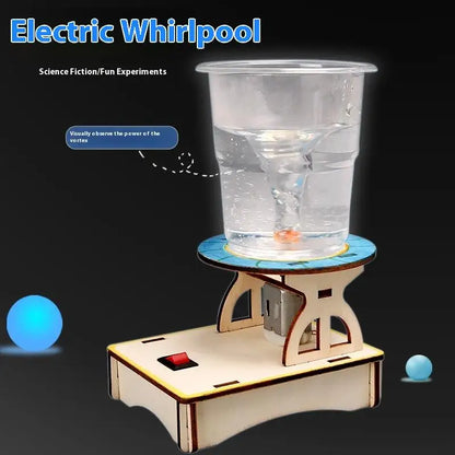 Water Tornado Swirl Maker | Wooden DIY Science Experiment Kit