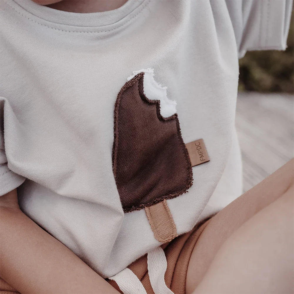 Baby Animal Print Cotton T-Shirt – Short Sleeve Top