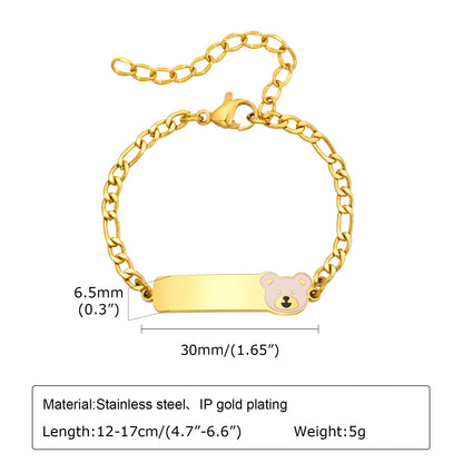Custom Name Blessing Bracelet for Girls | Stainless Steel Personalized Gift