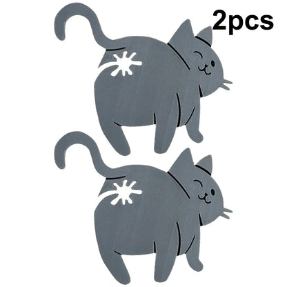 2pcs 3D Cat Butt Bread Bag Clip | Novelty Kitchen Gadget for Sealing Snack Bags