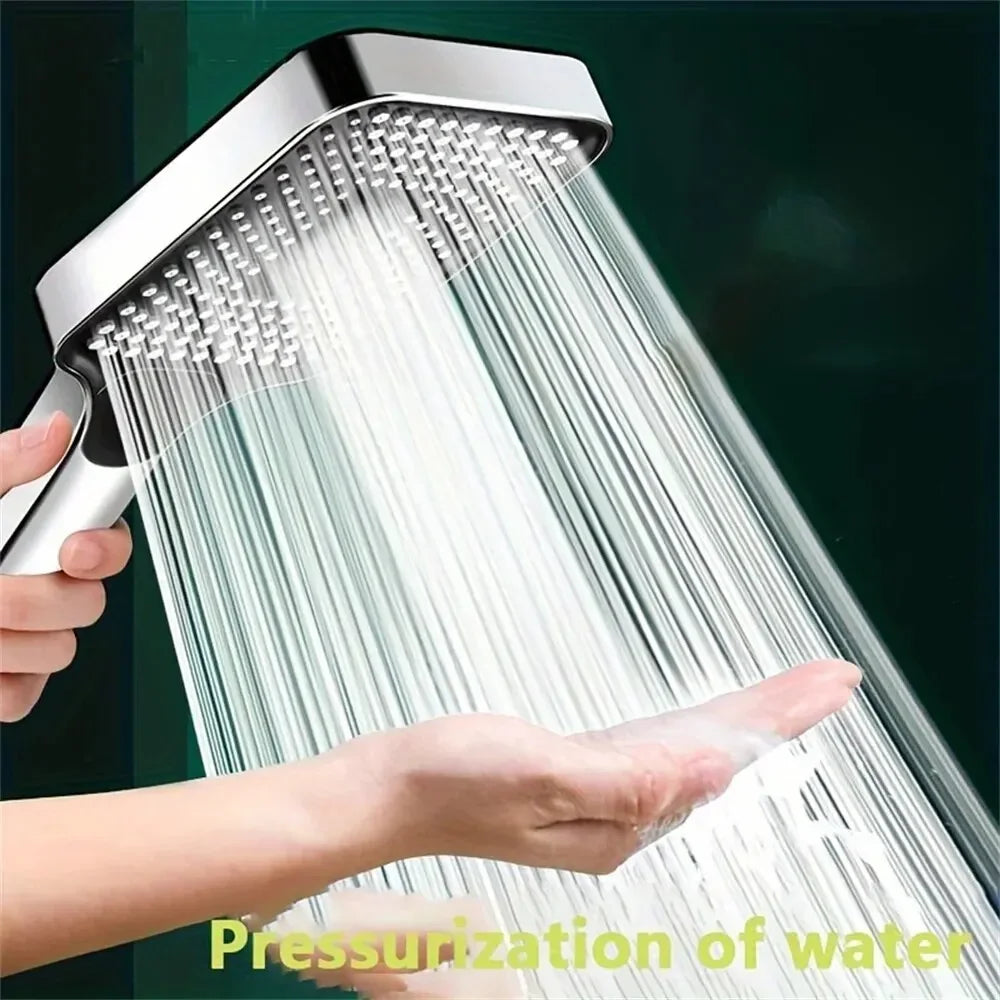 Adjustable Rainfall Shower Head 3 Mode High Pressure Water Saving Bathroom Mixer