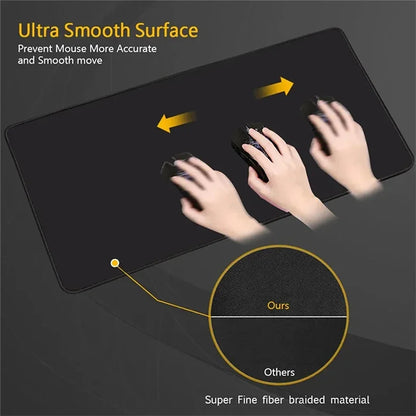 XXL Extended Gaming Mouse Pad Large Desk Mat Keyboard Pad Non-Slip Hexagon Design