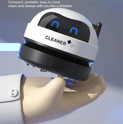 USB Mini Desk Vacuum Cleaner Handheld Table Sweeper for Office Crumbs Dust