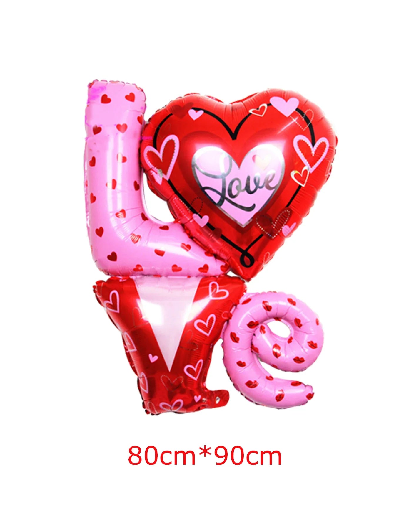 Heart to Heart Love Bear Balloon | Valentine's Day Decor with Stand